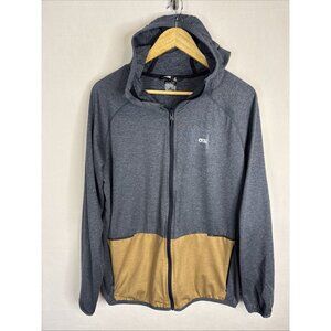 Picture Organic Clothing Hoodie Zip L‎ Gray Mustard Zip Recycled